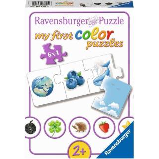 Ravensburger puzzle 031504 Moje první puzzle Naučme se barvy 6 x 4 dílků