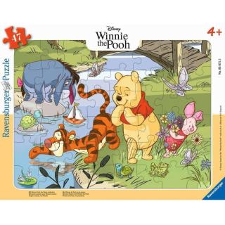 Ravensburger puzzle 056712 Disney: Medvídek Pú objevuje přírodu 47 dílků