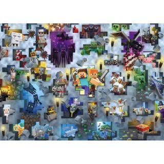 Ravensburger puzzle 171880 Challenge Puzzle Minecraft 1000 dílků