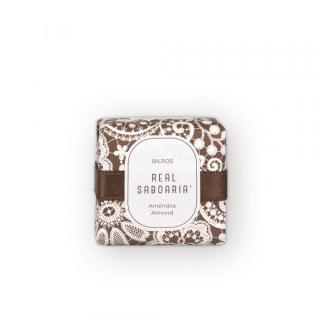 Real Saboaria Bilros Soap - Almond  luxusní mýdlo s vůní mandle 50 g