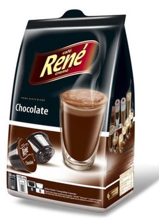 René Chocolate horká čokoláda kapsle pro kávovary Dolce Gusto 16 ks