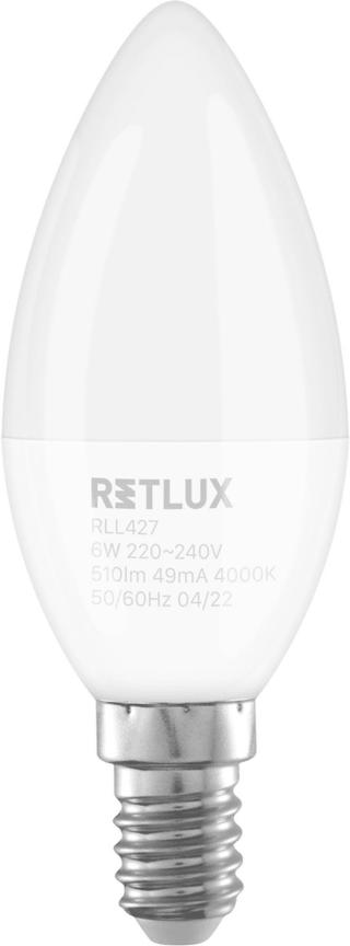 Retlux RLL 427 C37 E14 candle  6W CW