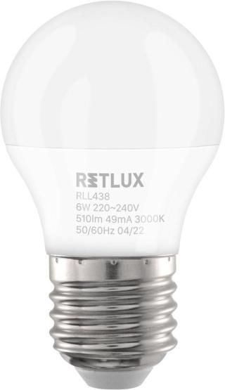 Retlux RLL 438 G45 E27 miniG 6W WW