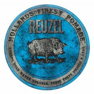 Reuzel Holland's Finest Pomade Blue Strong Hold High Sheen pomáda na vlasy pro zpevnění a lesk vlasů 340 g