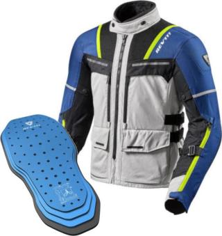 Rev'it! Jacket Offtrack Protector SET Silver/Blue M Textilní bunda