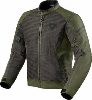 Rev'it! Jacket Torque 2 H2O Black/Dark Green 2XL Textilní bunda