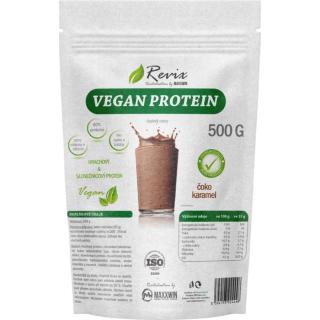 Revix Vegan Protein veganský protein příchuť Chocolate & Caramel 500 g