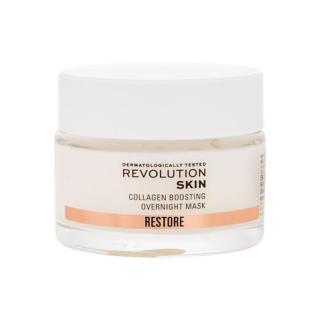 Revolution Skincare Restore Collagen Boosting Overnight Mask 50 ml pleťová maska pro ženy proti vráskám; na dehydratovanou pleť