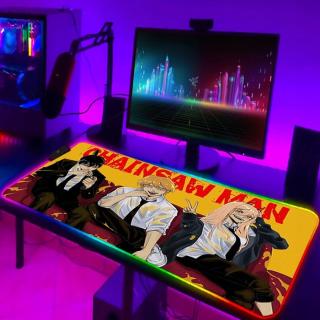 Rgb Podložka pod myš klávesnice Chainsaw Man Xxl