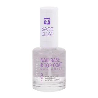 Rimmel London Nail Nurse Base & Top Coat 12 ml lak na nehty pro ženy poškozený flakon