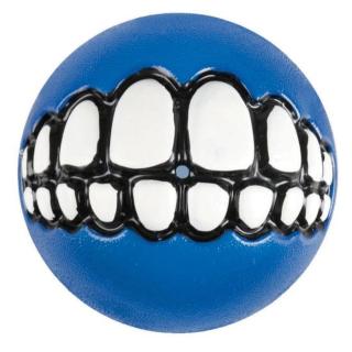 Rogz Grinz usmívající se míč M modrá