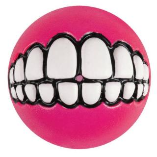 Rogz Grinz usmívající se míč M pink