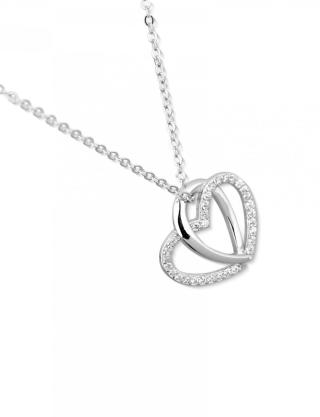 Romantický stříbrný náhrdelník VUCH Rossia
