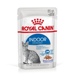 Royal Canin Indoor Sterilized Jelly - vlhké krmivo v želé pro kočky žijící uvnitř 12 x 85 g