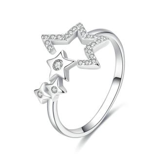 Royal Fashion prsten Hvězda splněných přání SCR452 Velikost: Univerzální 52-60 mm