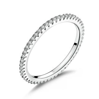 Royal Fashion prsten Třpytivá linie SCR066 Velikost: 9