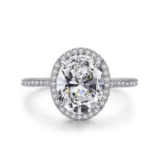 Royal Fashion stříbrný rhodiovaný prsten Broušený ovál HA-JZ1479-SILVER Velikost: 7