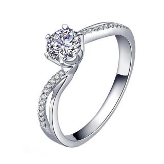 Royal Fashion stříbrný rhodiovaný prsten Výjimečnost HA-GR04-SILVER Velikost: 5
