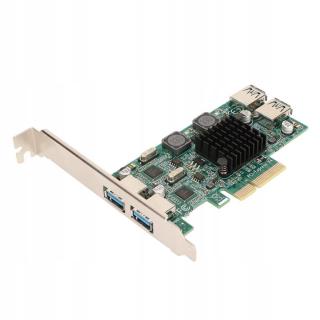 Rozšiřující karta Usb 3.0 PCIe 4 porty 5 gb/s