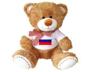 Rusko Velký plyšový medvěd
