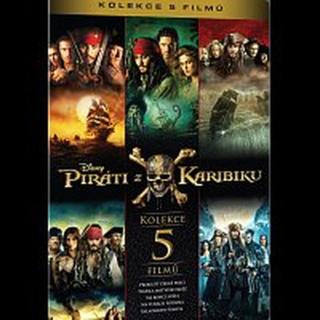 Různí interpreti – Piráti z Karibiku kolekce 1.-5. DVD