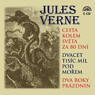 Různí interpreti – Verne: Cesta kolem světa za 80 dní, Dvacet tisíc mil pod mořem a Dva roky prázdnin CD