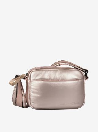 Růžová dámská metalická crossbody kabelka Tom Tailor Denim