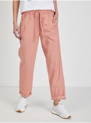Růžové dámské kalhoty Tom Tailor