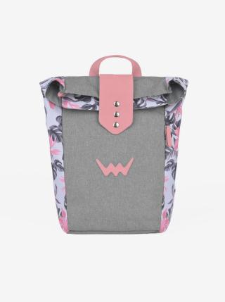 Růžovo-šedý dámský batoh VUCH Mellora Tropical Blizt