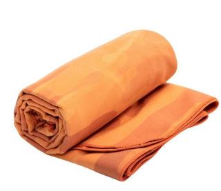 Rychleschnoucí ručník Sea To Summit Drylite Towel Outback orange XL