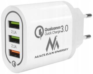 Rychlý Nabíjení Sítě 3x Usb Quick Charge 3.0