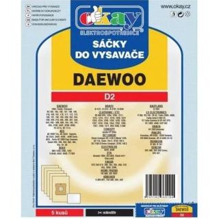 Sáčky do vysavače Daewoo D2, 5ks