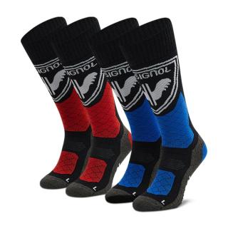 Sada 2 párů vysokých ponožek unisex ROSSIGNOL - Thermotech 2P RLKMX14 Black 200