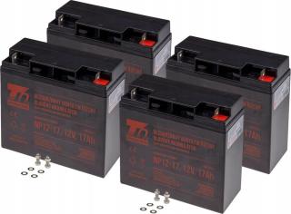Sada baterií T6 Power pro Apc Smart-UPS 1400RMXLTN