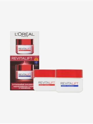 Sada denního a nočního krému proti stárnutí a na zpevnění pleti L'Oréal Paris Revitalift duopack