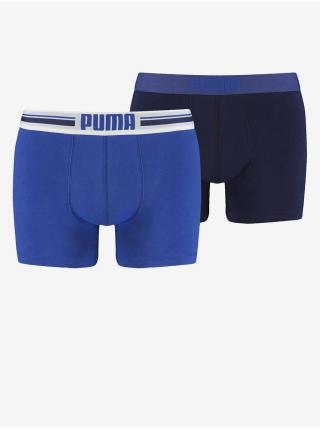 Sada dvou pánských boxerek v modré barvě Puma