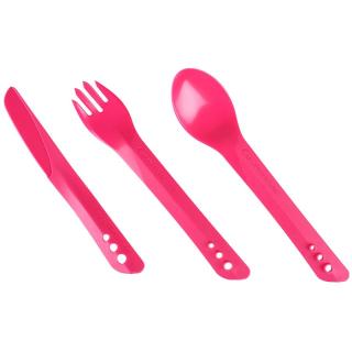 Sada příborů Lifeventure Ellipse Cutlery set pink