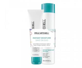 Sada pro hydrataci vlasů Paul Mitchell Instant Moisture Save On Duo - šampon + kúra  + DÁREK ZDARMA