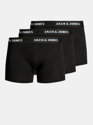 Sada tří černých boxerek Jack & Jones Anthony