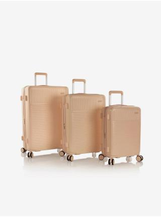 Sada tří cestovních kufrů v béžové barvě Heys Pastel S,M,L