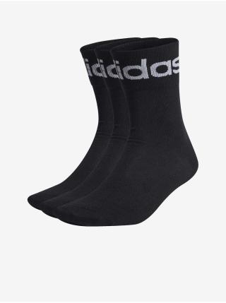 Sada tří párů pánských ponožek v černé barvě adidas Originals