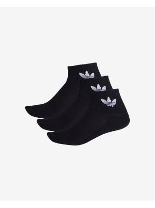Sada tří párů ponožek v černé barvě adidas Originals