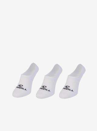 Sada tří párů unisex ponožek O'Neill FOOTIE ONEILL WHITE 3P