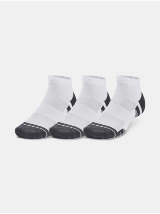 Sada tří párů unisex ponožek v bílé barvě Under Armour UA Performance Tech 3pk Low