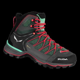 Salewa SALEWA Mtn trainer lite mid GTX EU 39, Feld Green/Fluo Coral Dámské trekové boty