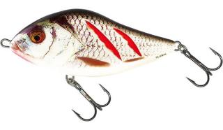 Salmo Wobler Slider Floating 10cm - Wounded Real Grey Shiner