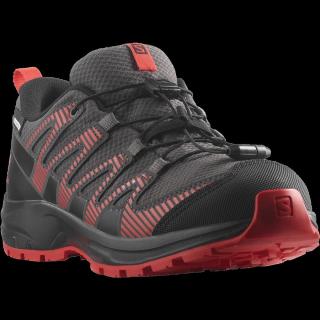 Salomon Xa Pro V8 cswp EU 35, Magnet/Black/Poppy Red Dětské boty