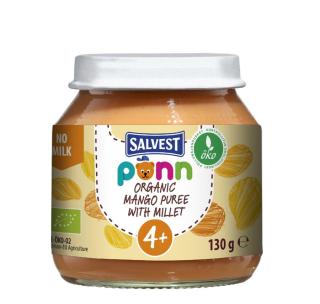 SALVEST Põnn BIO Mangovo–banánové pyré s jáhly 130 g