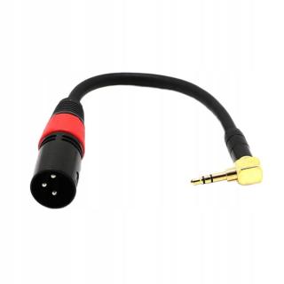 Samec Xlr do 3,5 mm 1/8 palce Trs Stereo