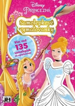 Samolepkové vymaľovanky Disney Princezná